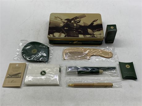VINTAGE ALITALIA AIRLINE MAGNIFICA FIRST CLASS TRAVEL KIT