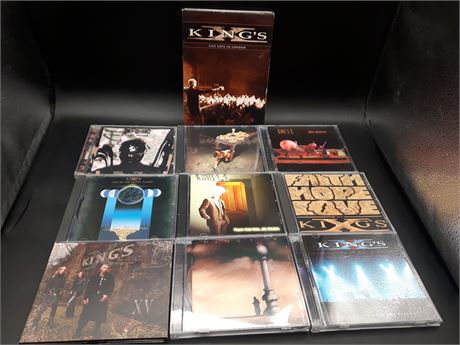LARGE COLLECTION OF KINGS X CDS AND DVD - EXCELLENT CONDITION