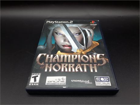 CHAMPIONS OF NORRATH - PS2 - EXCELLENT CONDITION - CIB
