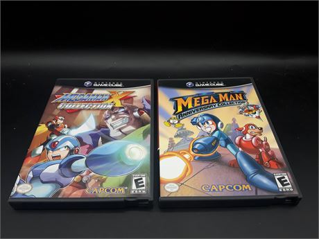 COLLECTION OF MEGAMAN GAMES - GAMECUBE - VERY GOOD CONDTION