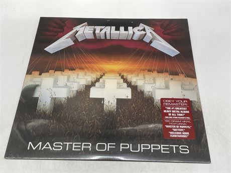 FACTORY SEALED - METALLICA - MASTER OF PUPPETS