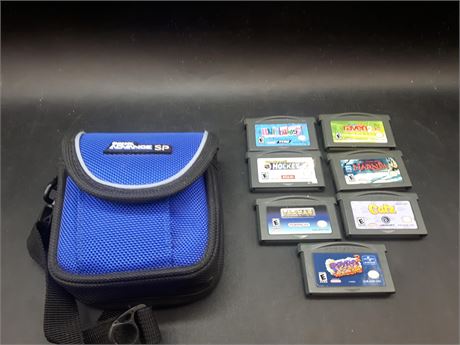 COLLECTION OF GAMEBOY ADVANCE GAMES - VERY GOOD CONDITION