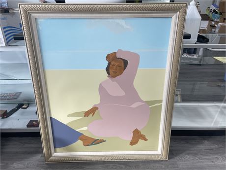 LARGE RARE PEGGE HOPPER SERIGRAPH SIGNED AND NUMBERED 42”x50”