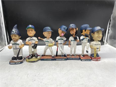 SEATTLE MARINERS BOBBLE HEAD COLLECTION