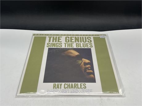 ORIGINAL MASTER RECORDING - RAY CHARLES - THE GENIUS SINGS THE BLUES