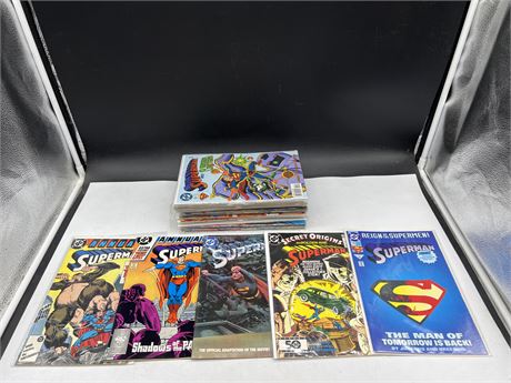 40 MISC SUPERMAN COMICS