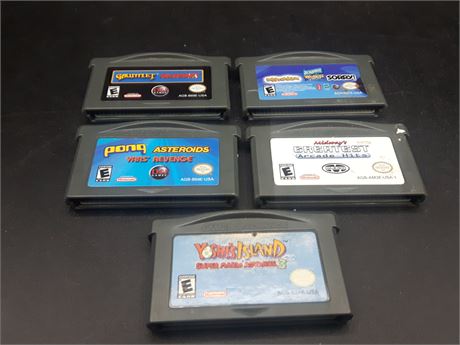 COLLECTION OF GAMEBOY ADVANCE GAMES - VERY GOOD CONDITION