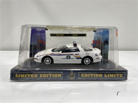 RCMP MODEL CAR LIMITED EDITION (CAR IS 8” LONG)