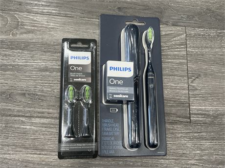 SEALED PHILIPS SONICARE TOOTH BRUSH + HEADS