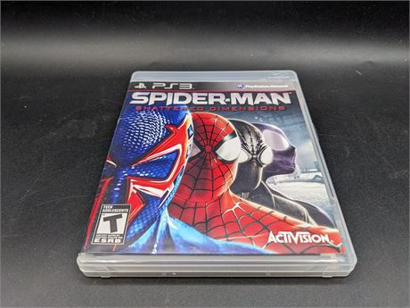 SPIDERMAN SHATTERED DIMENSIONS - CIB - EXCELLENT CONDITION - PS3