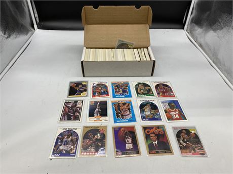 ~550 NBA CARDS - MAJORITY 1990s (Includes stars & rookies)