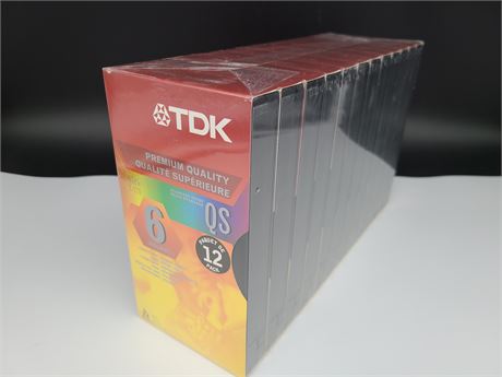 SEALED SET OF 12 TOK T-120 VHS TAPES