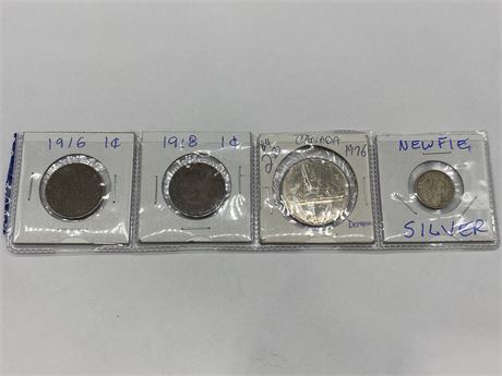 CANADA 4 PACK OF COINS