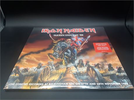 SEALED - IRON MAIDEN - MAIDEN ENGLAND '88 (LIMITED DOUBLE COLOR EDITION)