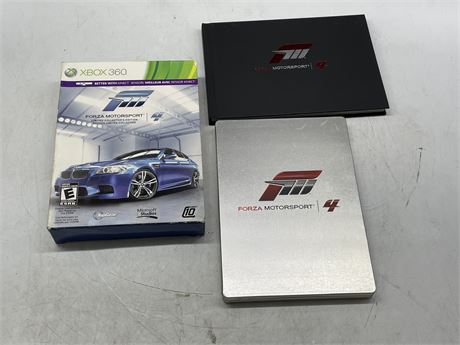 FORZA MOTORSPORT 4 LIMITED COLLECTORS EDITION - XBOX 360 - COMPLETE WITH MANUAL