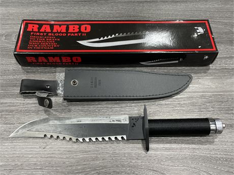 RAMBO FIRST BLOOD KNIFE & CASE