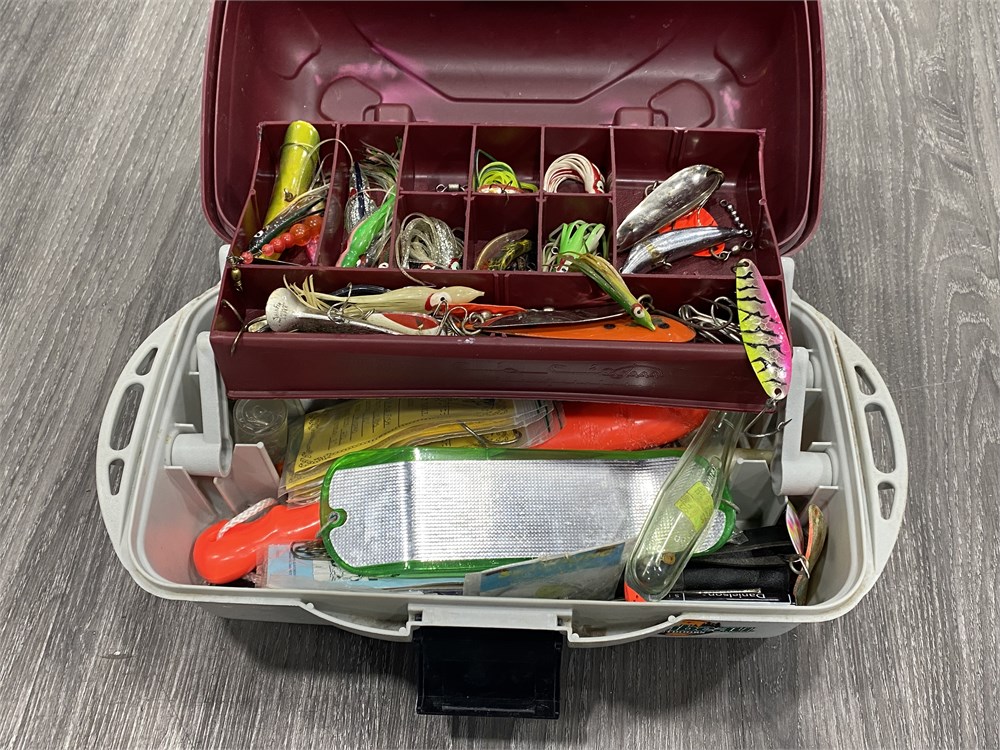 Urban Auctions - FLAMBEAU TACKLE BOX FILLED WITH TACKLE