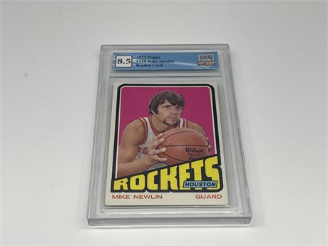 CGC GRADED 8.5 - ROOKIE TOPPS MIKE NEWLIN