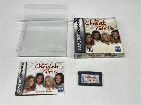 THE CHEETAH GIRLS - GAMEBOY ADVANCE COMPLETE W/BOX & MANUAL