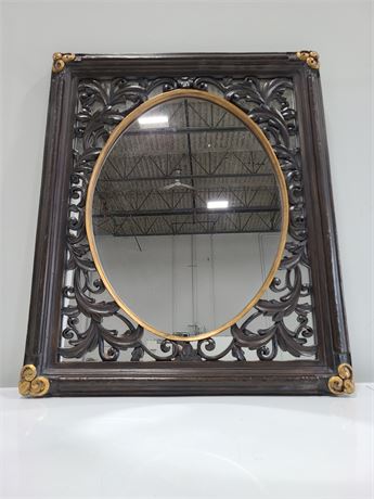 OVAL MIRROR MADE IN U.S.A (32"x27")