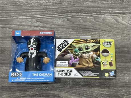 (2 NEW) COLLECTABLE FIGURES INCL: STAR WARS THE BOUNTY COLLECTION & BLOWN UPS!