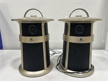 2 ACOUSTIC RESEARCH SPEAKERS (12” tall)