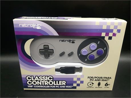 SEALED - USB SNES STYLE CONTROLLER