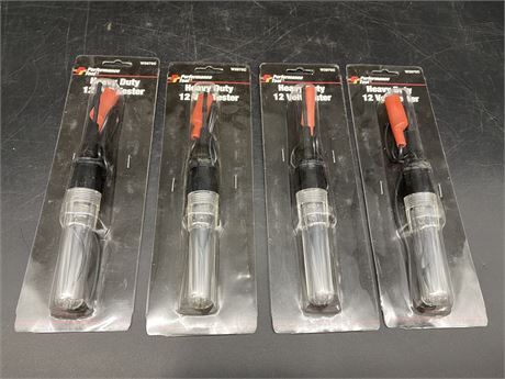 4 HEAVY DUTY 12 VOLT TESTERS