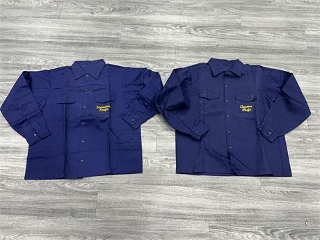 2 CANADIAN PACIFIC WORK SHIRTS