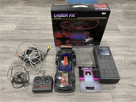 VINTAGE LASER FX SYSTEM IN BOX WITH RC CAR