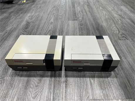 2 NES CONSOLES - NO CORDS OR CONTROLLERS