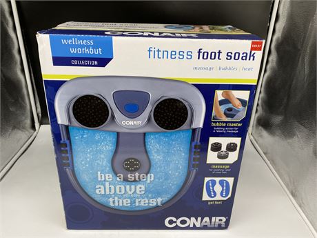 (NEW) CONAIR FITNESS FOOT SOAK