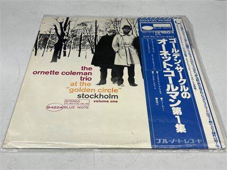 RARE THE ORNETTE COLEMAN TRIO - AT THE GOLDEN CIRCLE - NEAR MINT (NM)