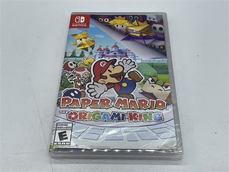 SEALED - PAPER MARIO THE ORIGAMI KING - NINTENDO SWITCH