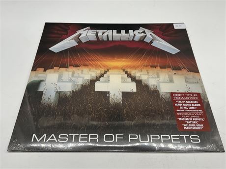SEALED - METALLICA - MASTER OF PUPPETS