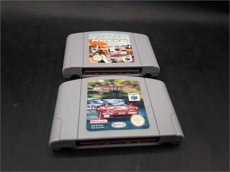 COLLECTION OF EUROPEAN N64 GAMES