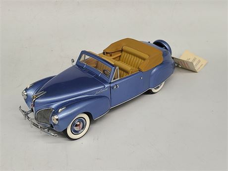 FRANKLIN MINT QUALITY DIE-CAST MODEL 1941 LINCOLN CONTINENTAL 8.5" LENGTH
