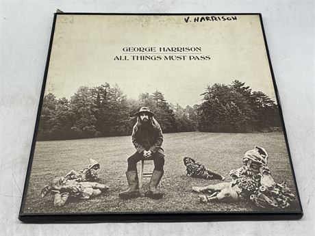 GEORGE HARRISON - ALL THINGS MUST PASS 3 LP’S - VG (SLIGHTLY SCRATCHED)