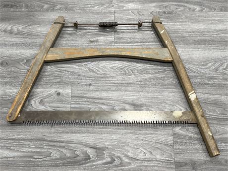 LARGE ANTIQUE SPEED SAW (32”X24”)