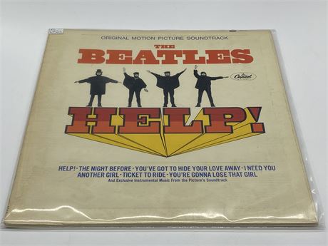 THE BEATLES - HELP - VG (slightly scratched)