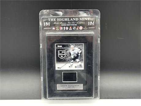 L/E - 1/350 DREW DOUGHTY GAME USED JERSEY PLAQUE