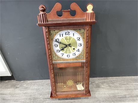 CHALET WALL CLOCK (MADE IN KOREA) 12”x28”