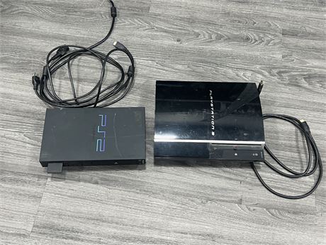 PLAYSTATION 2 & 3 CONSOLES - UNTESTED