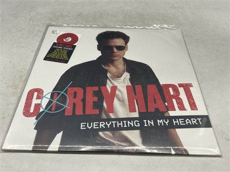 SEALED - COREY HART - EVERYTHING IN MY HEART RED VINYL (2019)