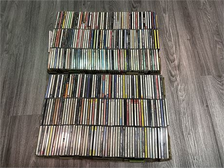 2 LARGE BOXES OF CDS