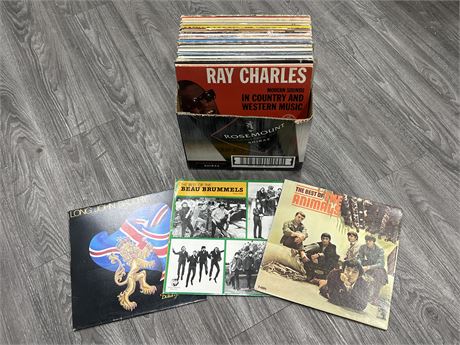 BOX OF RECORDS - CONDITION VARIES (Most scratched, slightly scratched)
