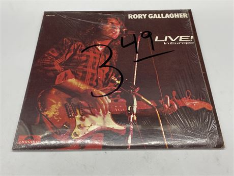 RORY GALLAGHER - LIVE IN EUROPE - VG+