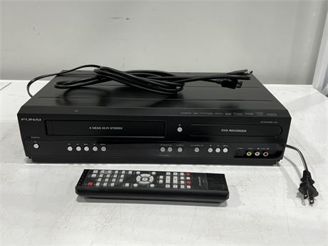 FUNAI ZV427FX4 A DVD RECORDER / VCR W/HDMI CORD (Like new)