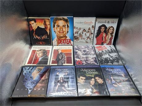 12 DVD TV SERIES SEASONS - EXCELLENT CONDITION