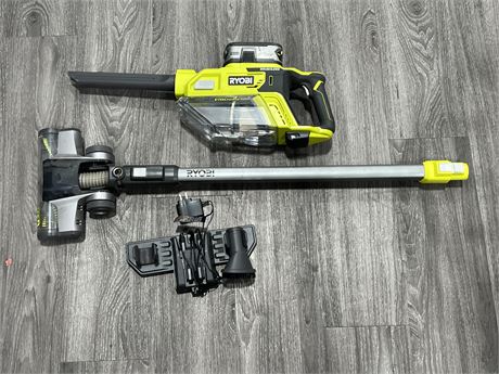 RYOBI VACUUM - EXCELLENT WORKING CONDITION W/BATTERY & CHARGER